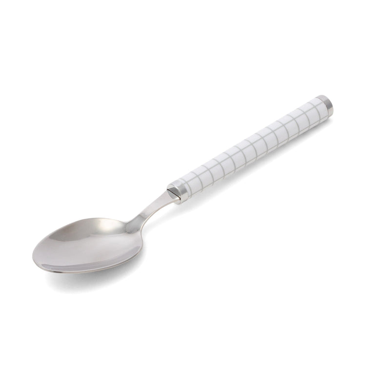 Cutlery Set Of 8 Check Gray