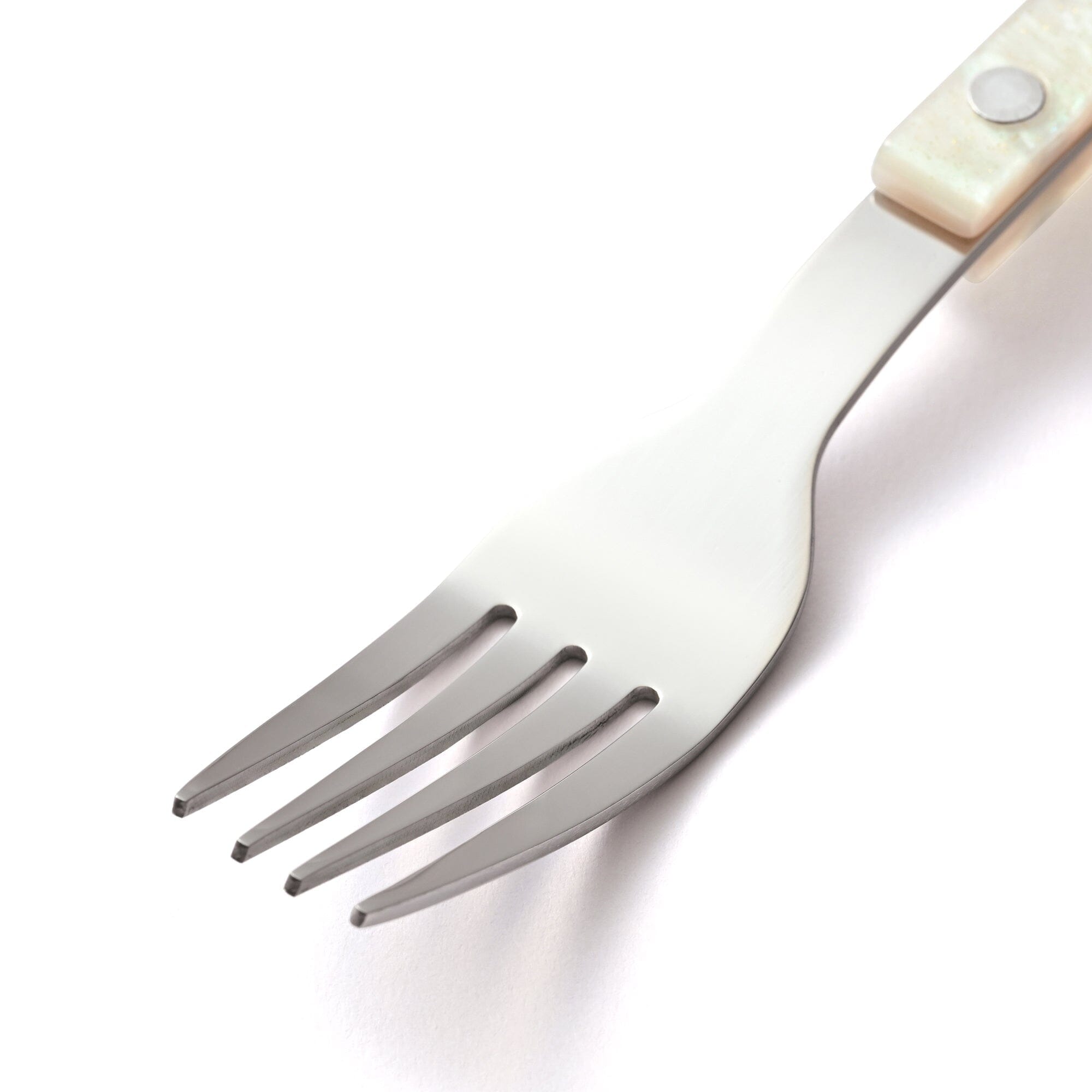 Marble Cake Fork White