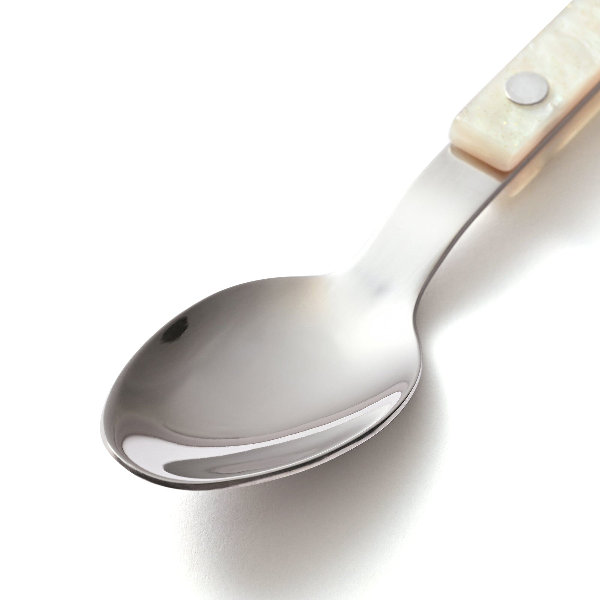 Marble Tea Spoon White