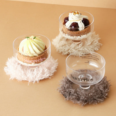 Le Cafe Dessert Glass Pink