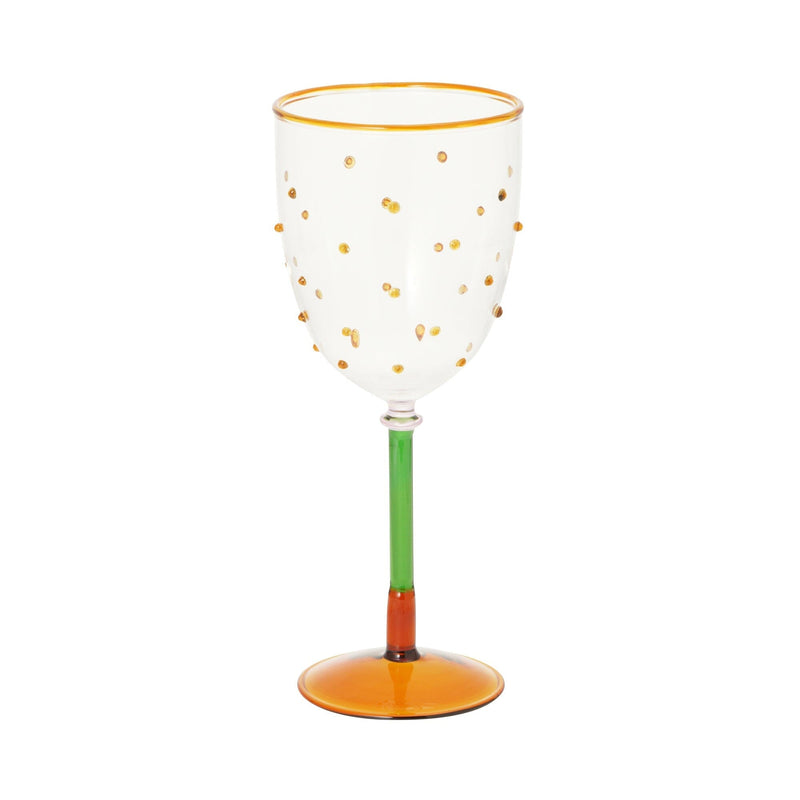 Art Wine Glasses Dots