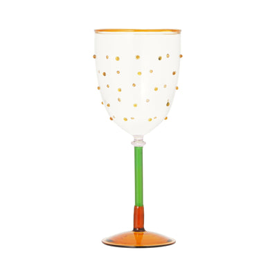 Art Wine Glasses Dots