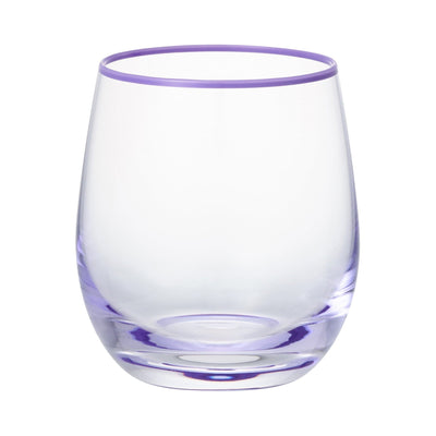 Color Rim Tumbler Purple