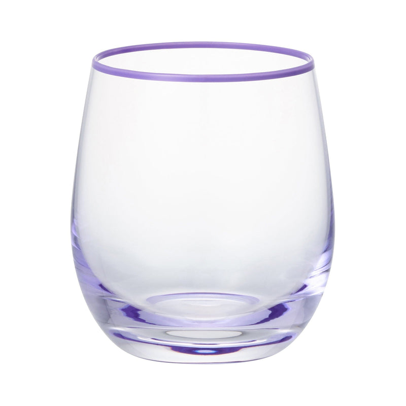 Color Rim Tumbler Purple