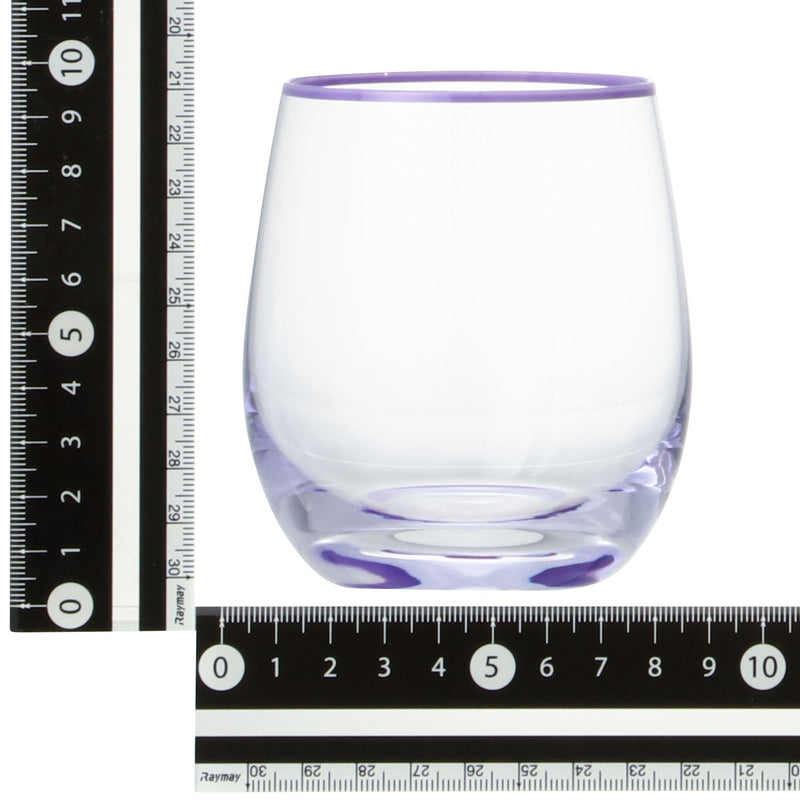 Color Rim Tumbler Purple
