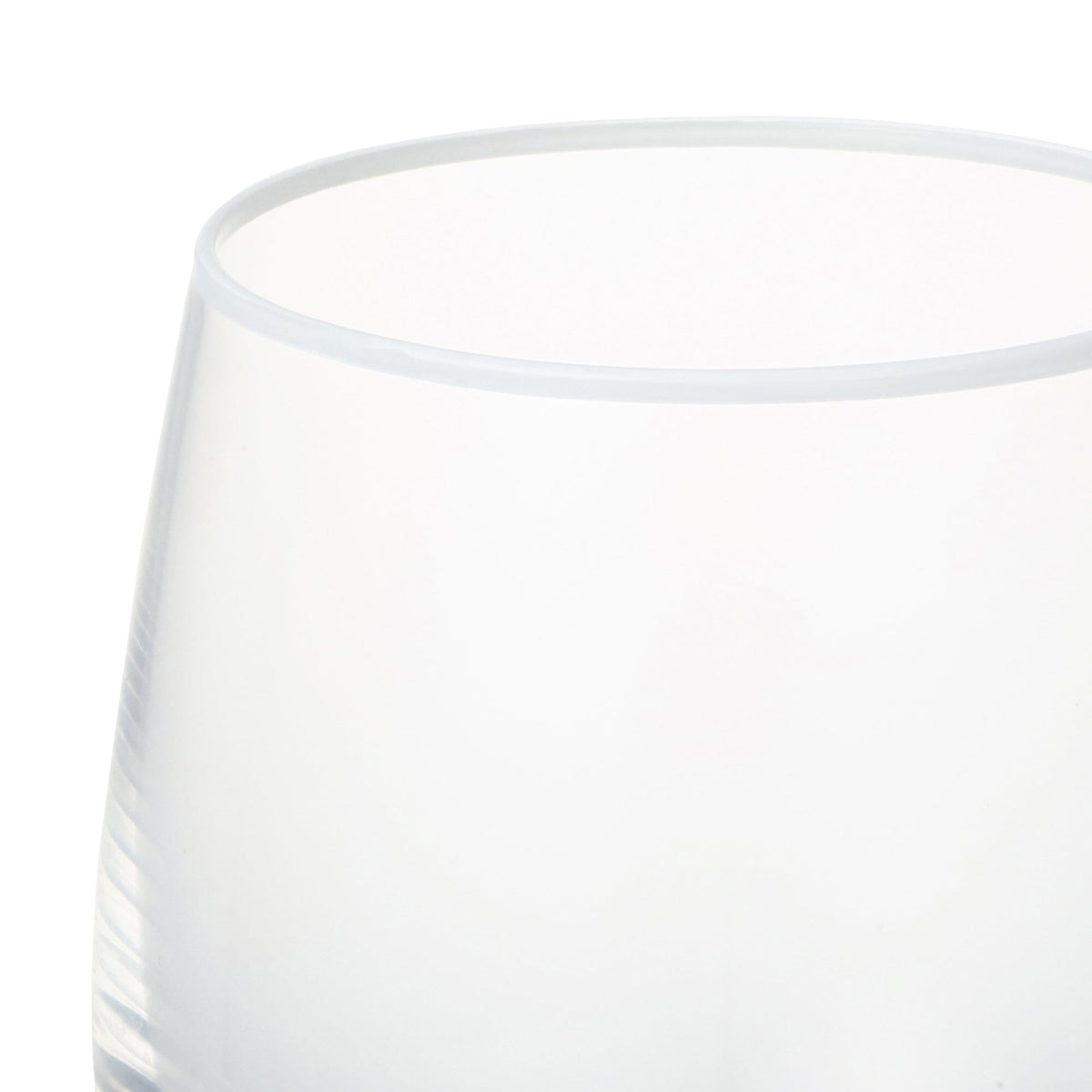 Color Rim Tumbler Clear