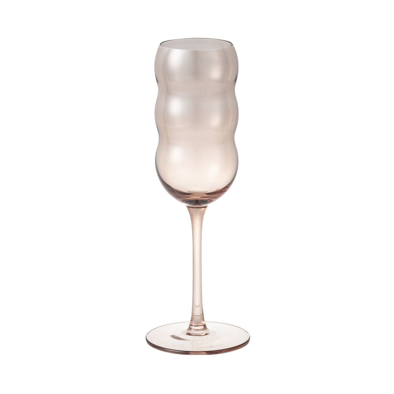 MokoMoko Champagne Glass Brown