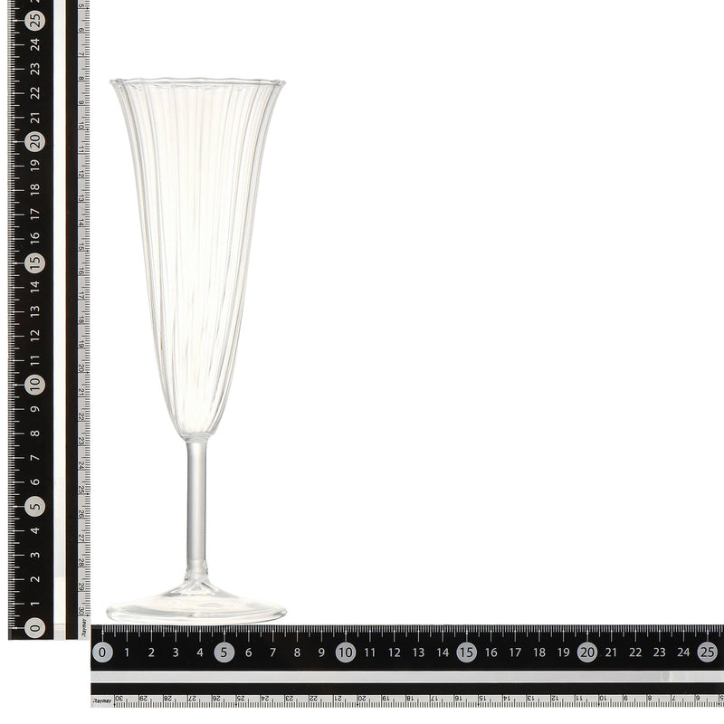 Lillie Champagne Glass Clear