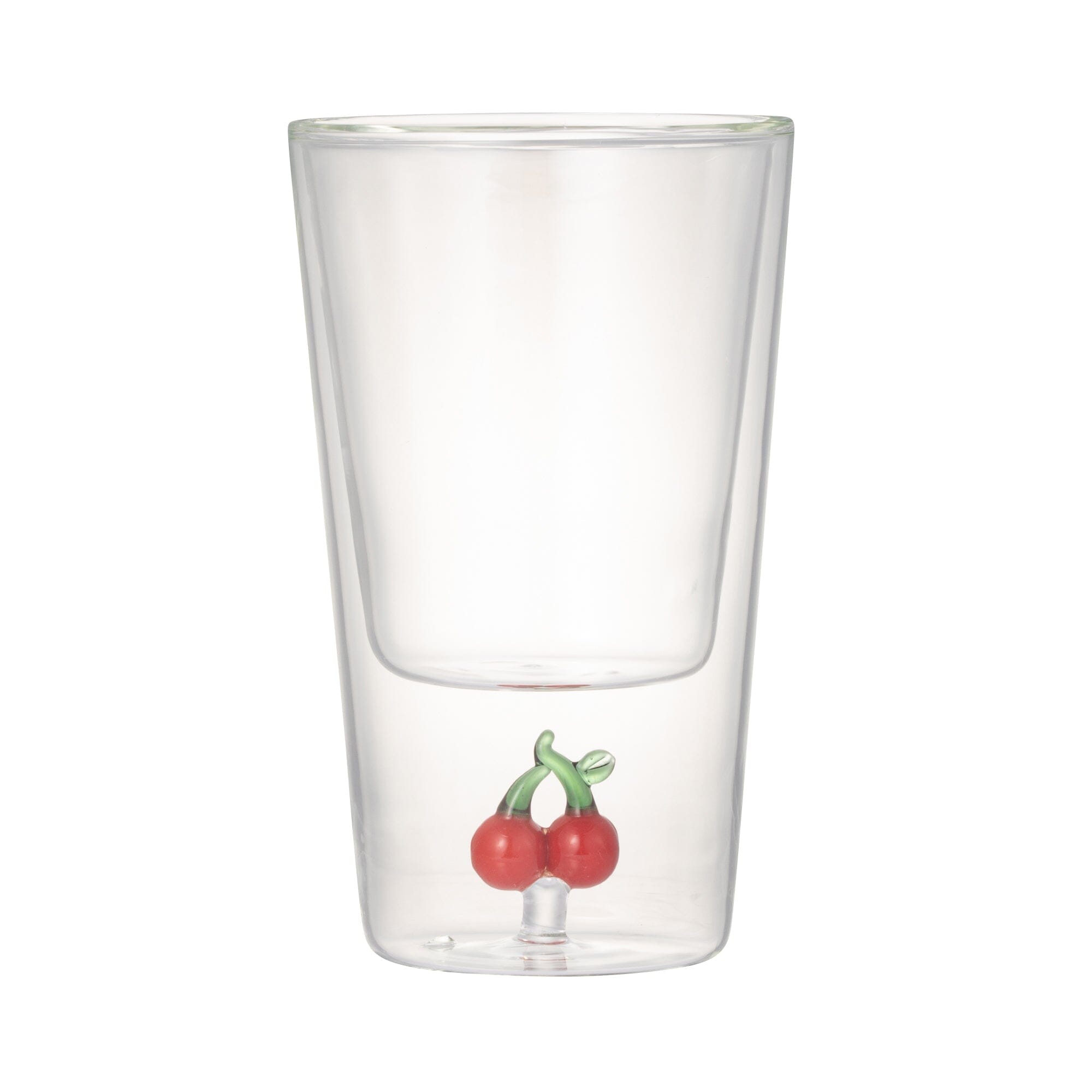 Motif Double Wall Glass Cherry