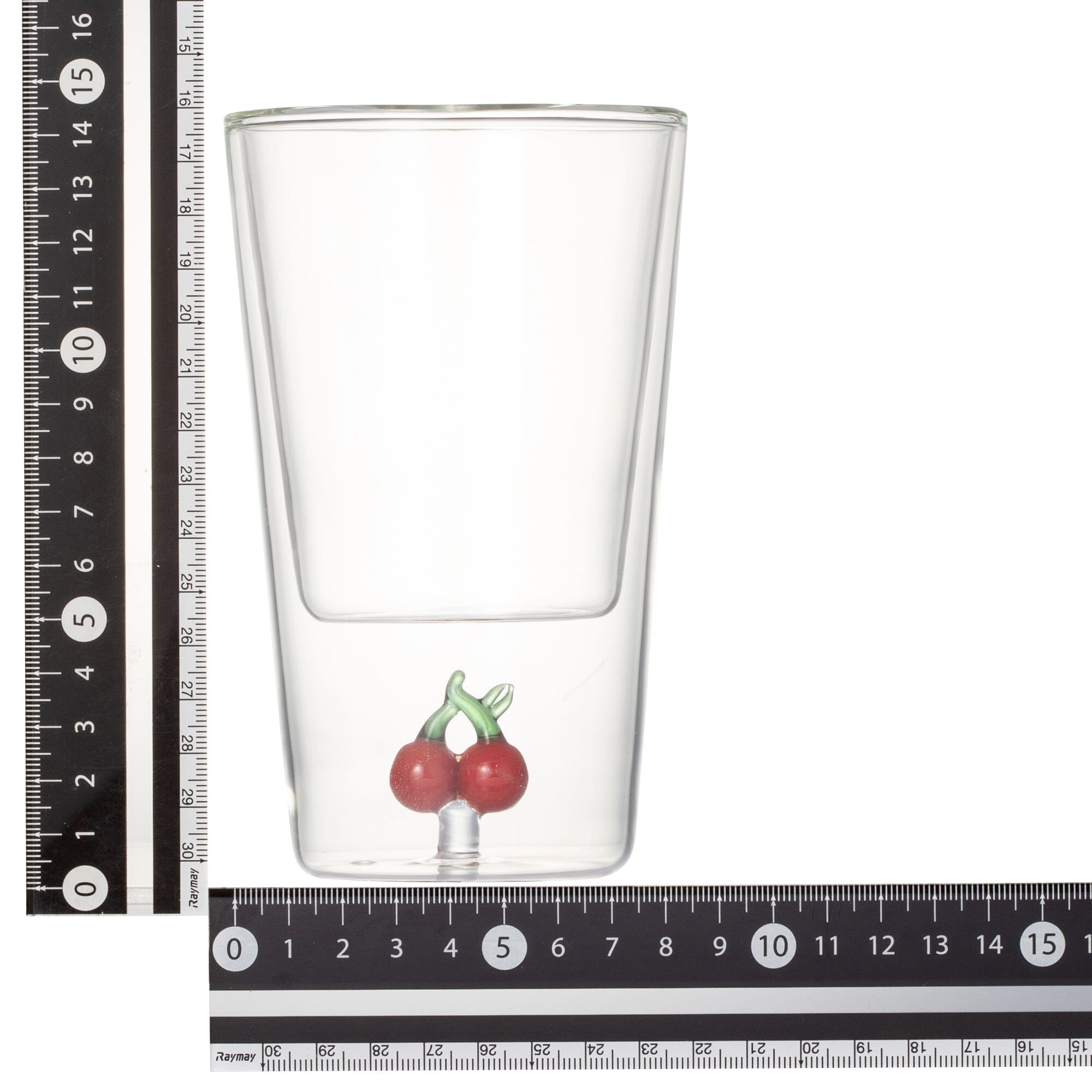Motif Double Wall Glass Cherry