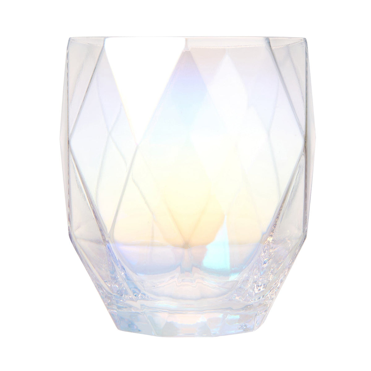 Diamond Glass Tumbler Opal