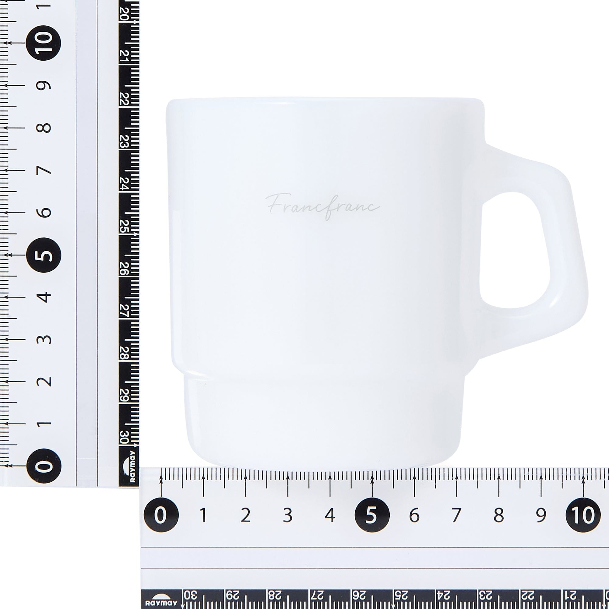 Milk Glass Mug White