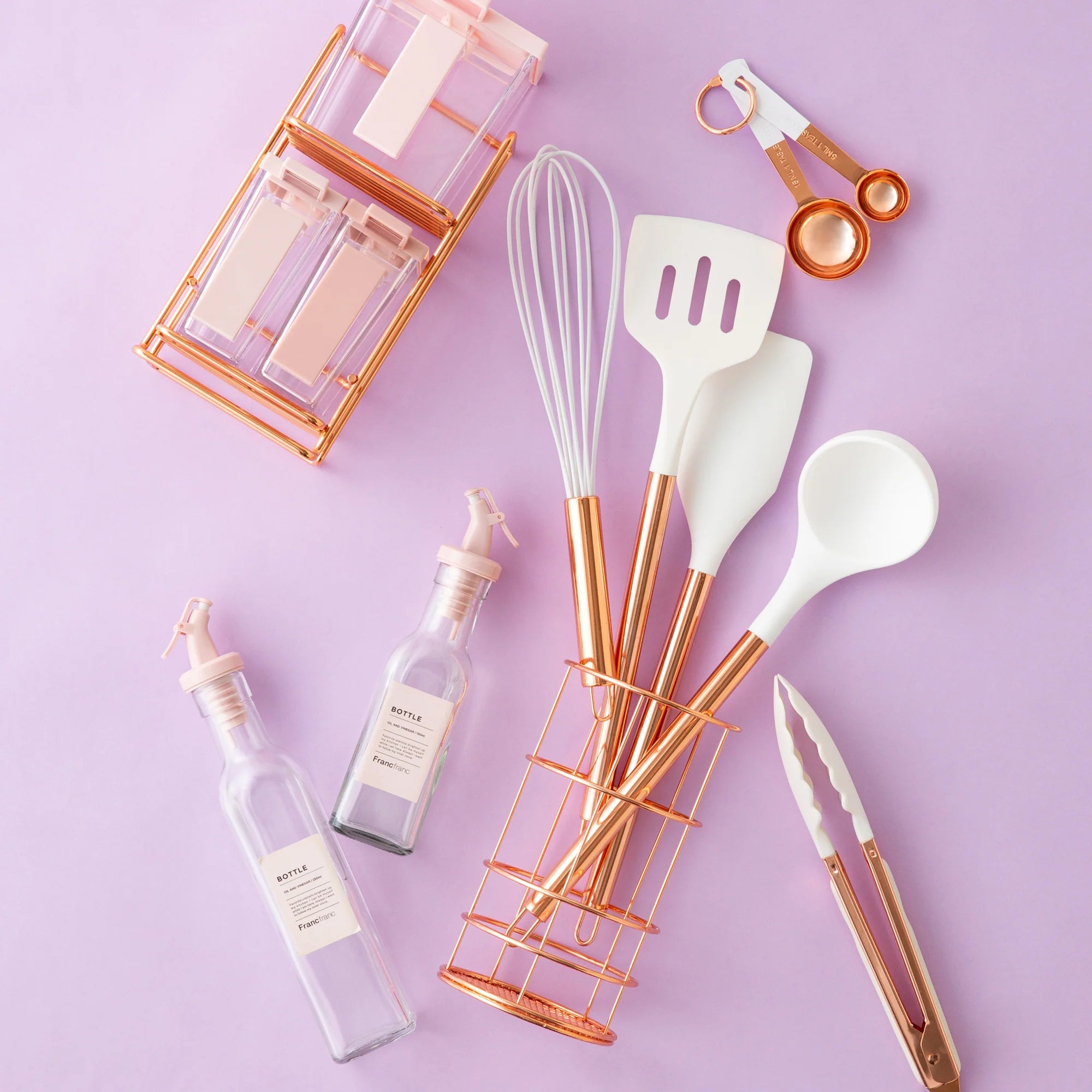 Oil&Vinegar Bottle Small White 150Ml