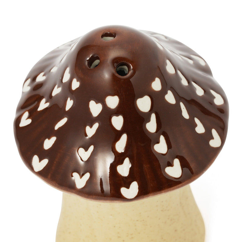 Mushroom spice bottle brown