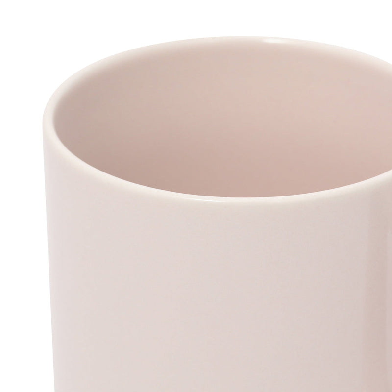 Bicolor Mug Canister Sugar Purple X Ivory