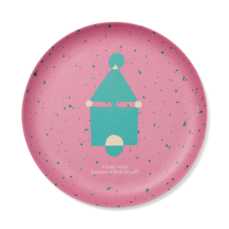 SQUID GAME Bamboo Plate Set Pink