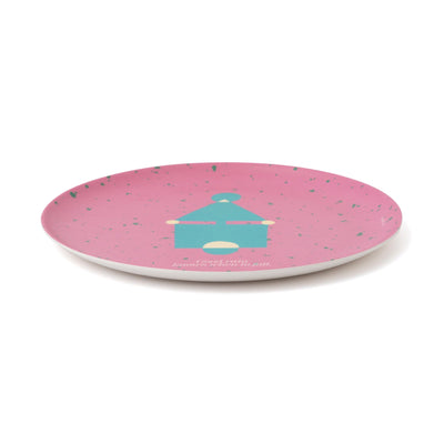 SQUID GAME Bamboo Plate Set Pink