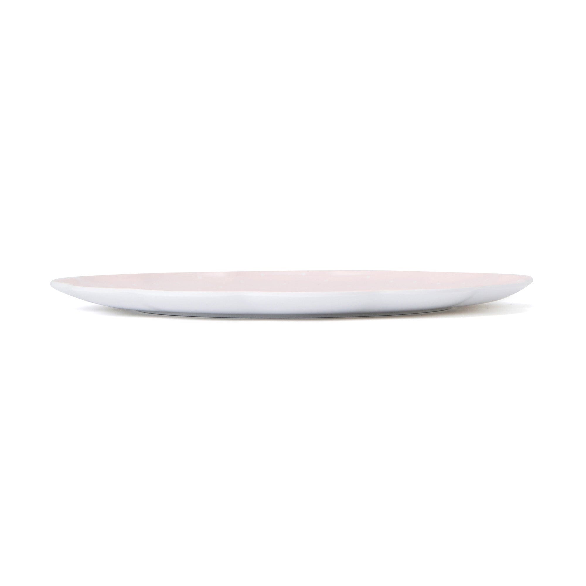 Frill Plate Dot Pink