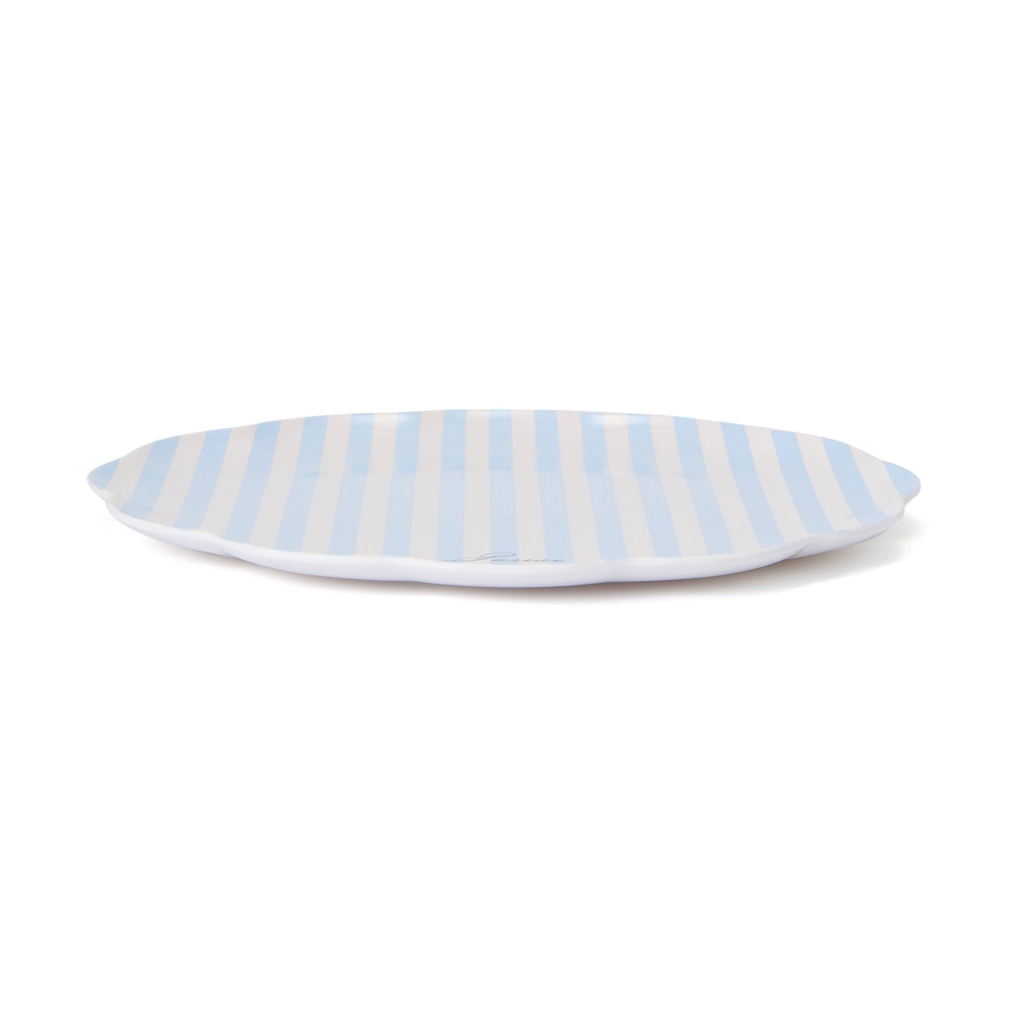 Frill Plate Stripe Blue