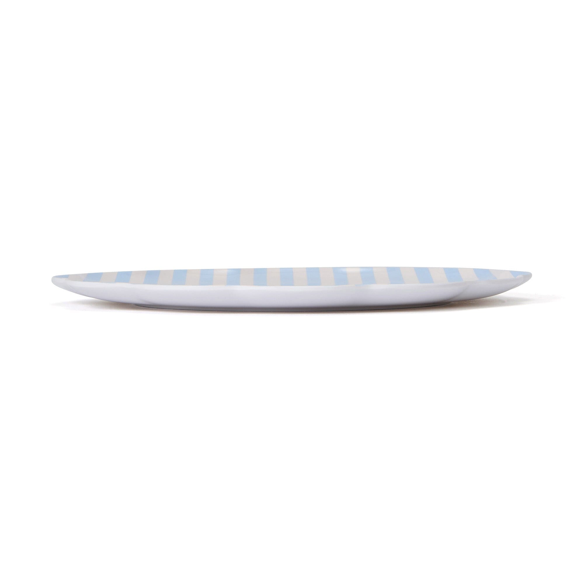 Frill Plate Stripe Blue
