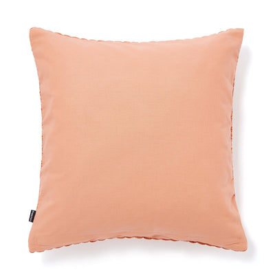 Velvet Gather Cushion Cover 450 X 450 Orange