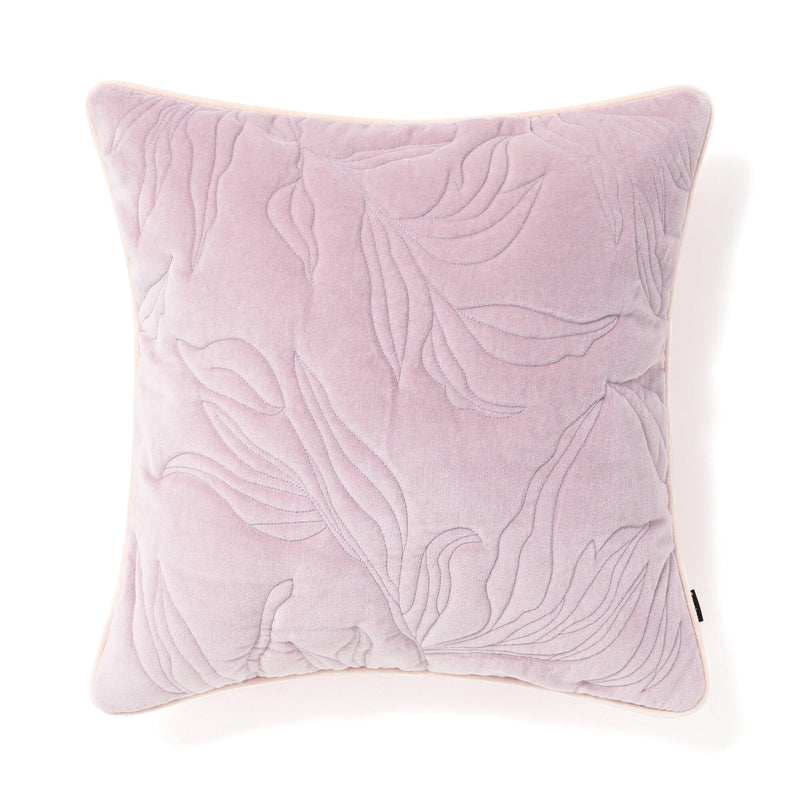 Velvet Quilt Cushion Cover 450 X 450 Ligjt Purple