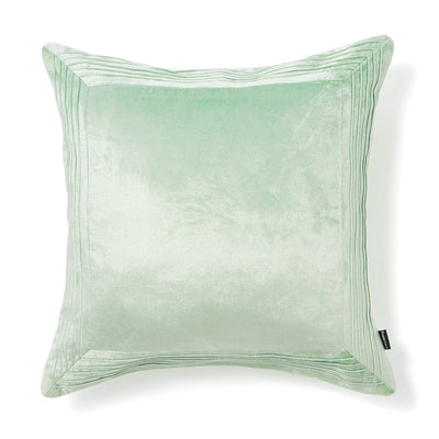 Velvet Frame Cushion Cover 450 X 450 Light Green