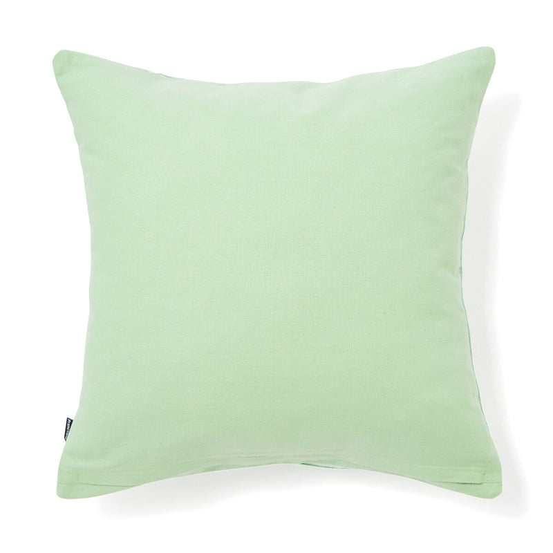 Velvet Frame Cushion Cover 450 X 450 Light Green