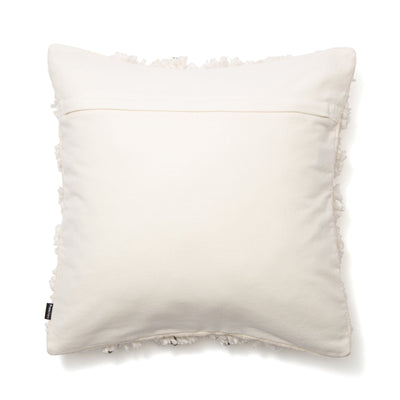 Pom Pom Cushion Cover 450 X 450 White X Black