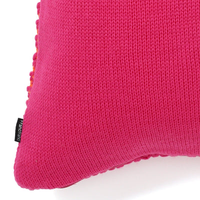 Knit Cushion Cover 450 X 450 Pink
