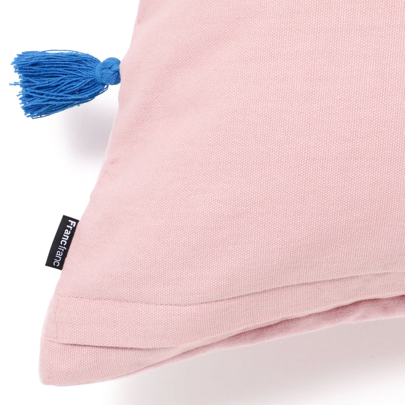 Wave Cord Cushion Cover 450 x 450  Pink x Blue