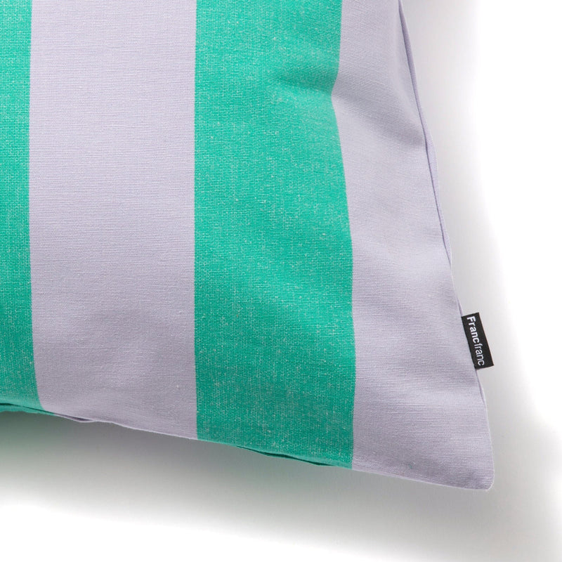 Stripe Cushion Cover 450 x 450  Purple x Green