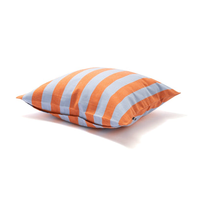 Stripe Cushion Cover 450 x 450  Orange x Blue