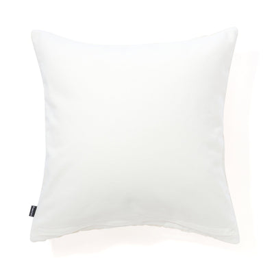 Solid Gather Cushion Cover 450 x 450  Ivory