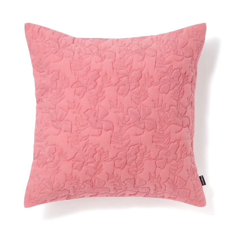 Flower Quilt Cushion Cover 450 x 450  Pink