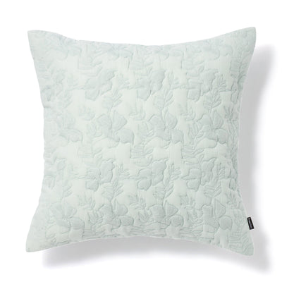 Flower Quilt Cushion Cover 450 x 450  Light Blue