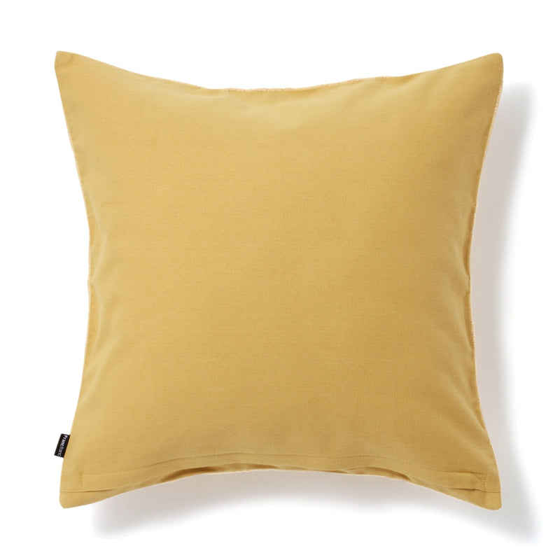 Ethnic Quilt Cushion Cover 450 x 450  Yellow