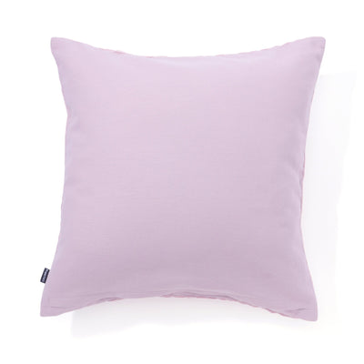 Solid Gather Cushion Cover 450 x 450  Purple