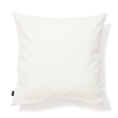 Emb Flower Cushion Cover 450 x 450  White