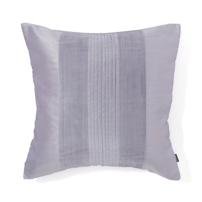 Satin Pleats Cushion Cover 450 x 450  Silver