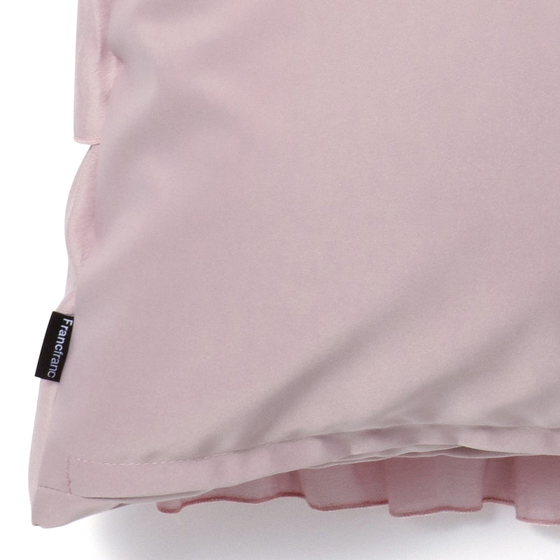 Chiffon Frill Cushion Cover 450 x 450  Pink