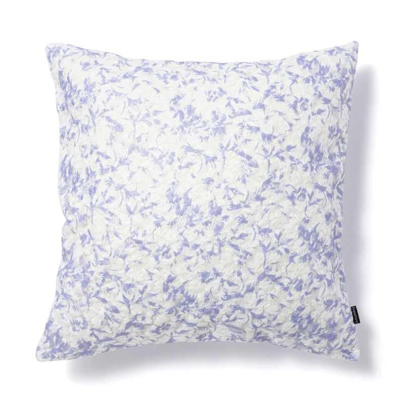 Tulle Flwr Pt Cushion Cover 450 x 450  white x Purple