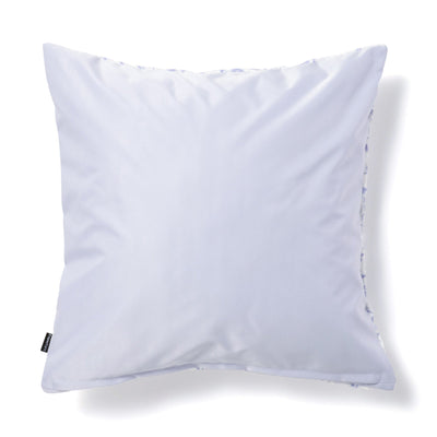 Tulle Flwr Pt Cushion Cover 450 x 450  white x Purple