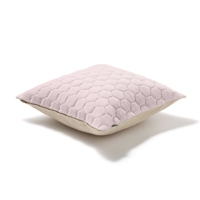 Velvet Quilt Cushion Cover 450 x 450  Light Purple