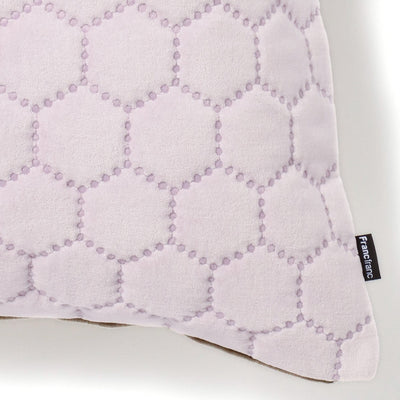 Velvet Quilt Cushion Cover 450 x 450  Light Purple