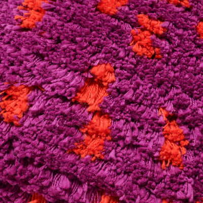 Tuft Dot Cushion Cover 450 x 450  Purple