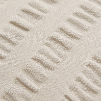 Seersucker Frill Cushion Cover 450 x 450  Grey
