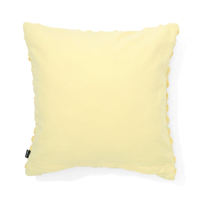 Wave Code Cushion Cover 450 x 450 Yellow