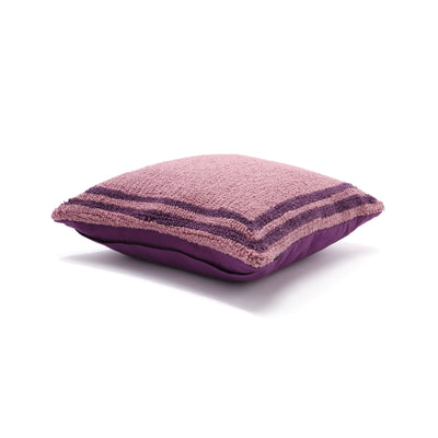 Square Line Cushion Cover 450 x 450 Purple