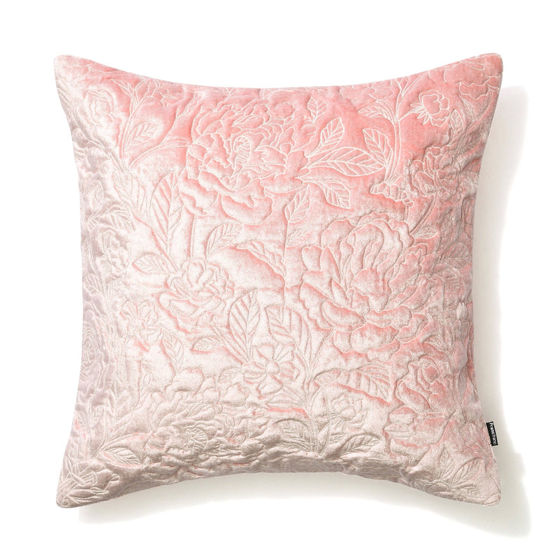 Flower Quilt Cushion Cover 450 x 450 Pink